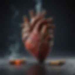 Visual representation of smoking's impact on heart health