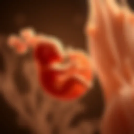 Fetal Development Milestones at 20 Weeks Detailed illustration of fetal development at 20 weeks