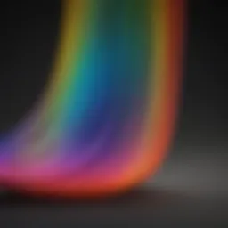 Spectral profile of Alexa Fluor dyes illustrating excitation and emission wavelengths.