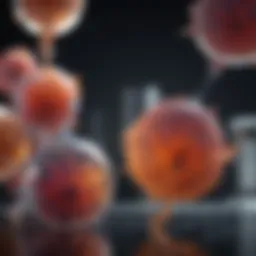Visual representation of flow cytometry principles