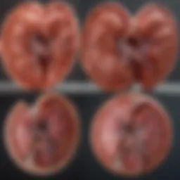 Illustration depicting the progression stages of Chronic Kidney Disease.