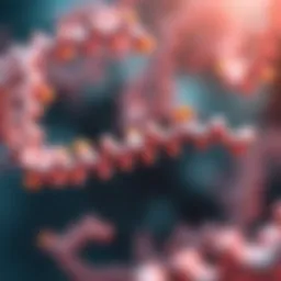 Detailed illustration of dystrophin structure