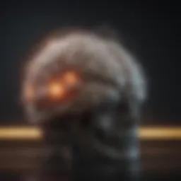 Visual representation of brain electrical activity captured by EEG