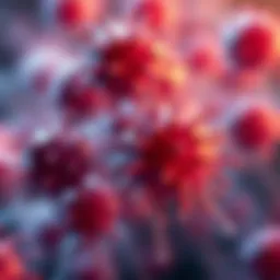 Visual representation of mast cells in the gastrointestinal tract