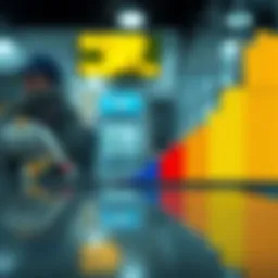 Graph depicting normal glucose ranges