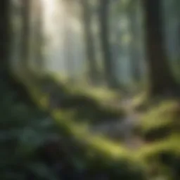 Diverse ecosystems showcasing various habitats