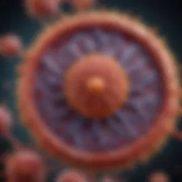 Visual representation of Hepatitis A virus structure