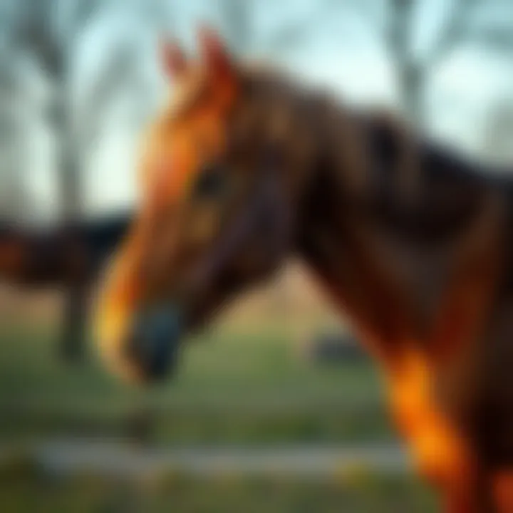 Equine Genealogical Insights An illustration of a genealogical tree showcasing horse lineage