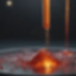 Visual representation of LDL oxidation process