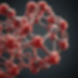 Illustration of losartan's molecular structure