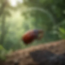 Detailed infographic illustrating the life cycle of ticks