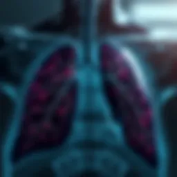 Detailed diagram showcasing the subtypes of Non-Small Cell Lung Cancer