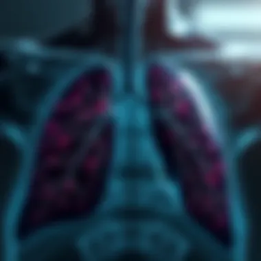 Subtypes of Non-Small Cell Lung Cancer Detailed diagram showcasing the subtypes of Non-Small Cell Lung Cancer