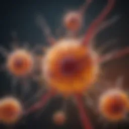 Conceptual representation of immune system dysfunction