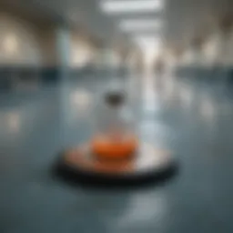 Visual representation of septic alert protocols in a hospital