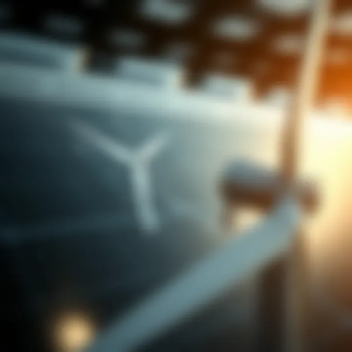 A diagram showcasing the operational mechanics of solar-powered wind mills