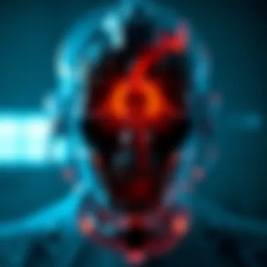 Visual representation of psychological impact of burns