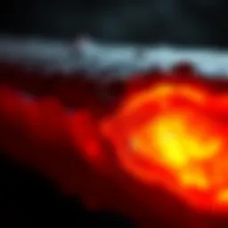 Illustration of the stages of burn wound healing