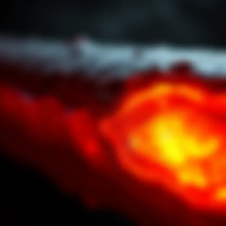 Illustration of the stages of burn wound healing
