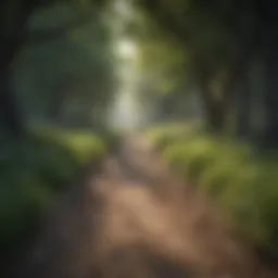 A serene landscape representing mental well-being