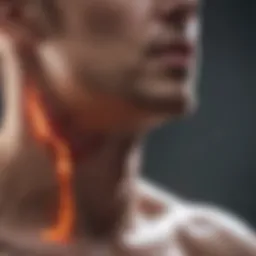 Early cellular changes in neck tissue