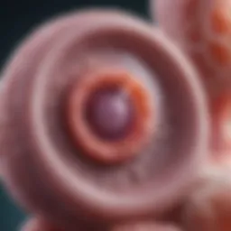 Illustration of Trichomonas vaginalis parasite under a microscope