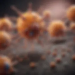 Illustration of trastuzumab's mechanism of action in targeting HER2-positive cells.