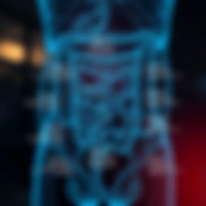 Graphic representation of potential triggers for ulcerative colitis