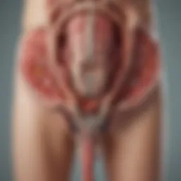 A detailed diagram of the urinary tract system