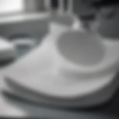 Whatman glass fiber filter paper in a laboratory setup