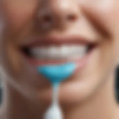 Active Ingredients in Whitening Toothpaste Diagram illustrating active ingredients in whitening toothpaste