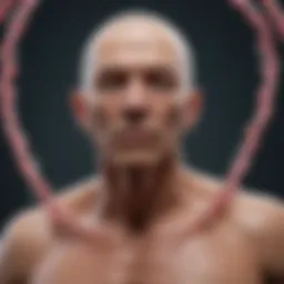 Illustration of the genetic mutation responsible for X-Linked Lymphoproliferative Syndrome